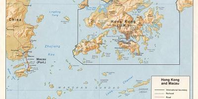 Mapa de Hong Kong i Macau