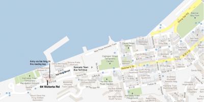 MTR Kennedy town estació mapa