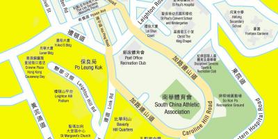 Olímpic MTR estació mapa