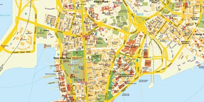 Mapa de Hong Kong a la Xina