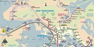 HK metro mapa