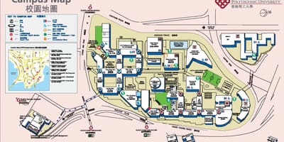 Mapa de Hong Kong universitat politècnica