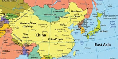 Mapa de Hong Kong i els seus voltants